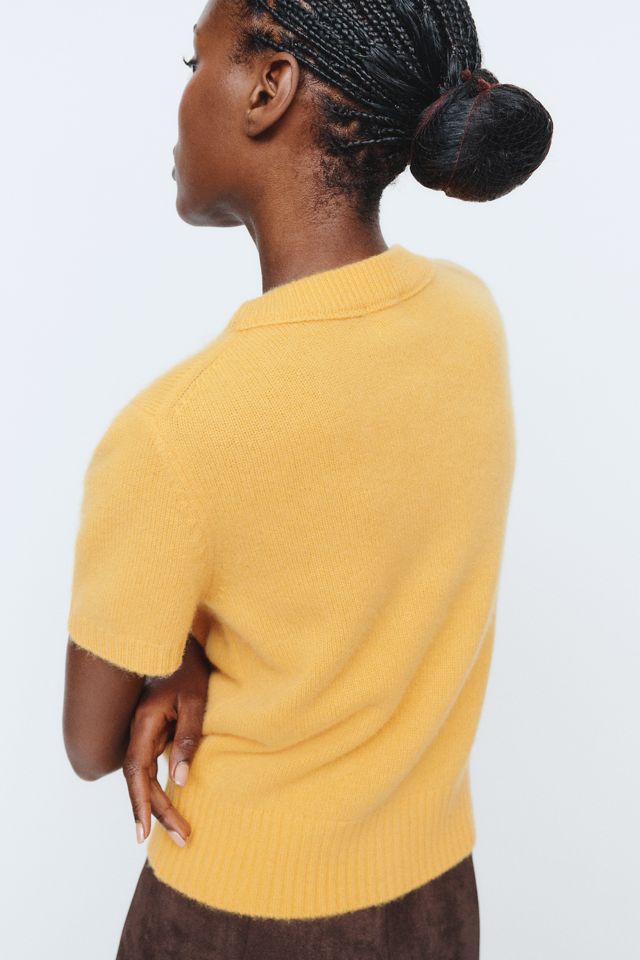 Maeve Mercer Cashmere Stretch Short Sleeve Sweater #2