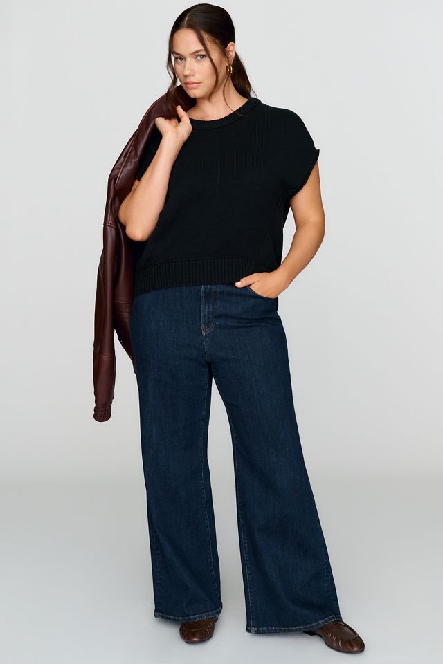 Maeve 100% Cotton Drop-Shoulder Sweater #7