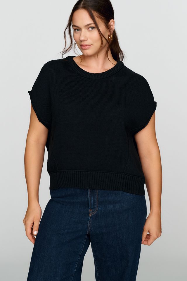 Maeve 100% Cotton Drop-Shoulder Sweater #4
