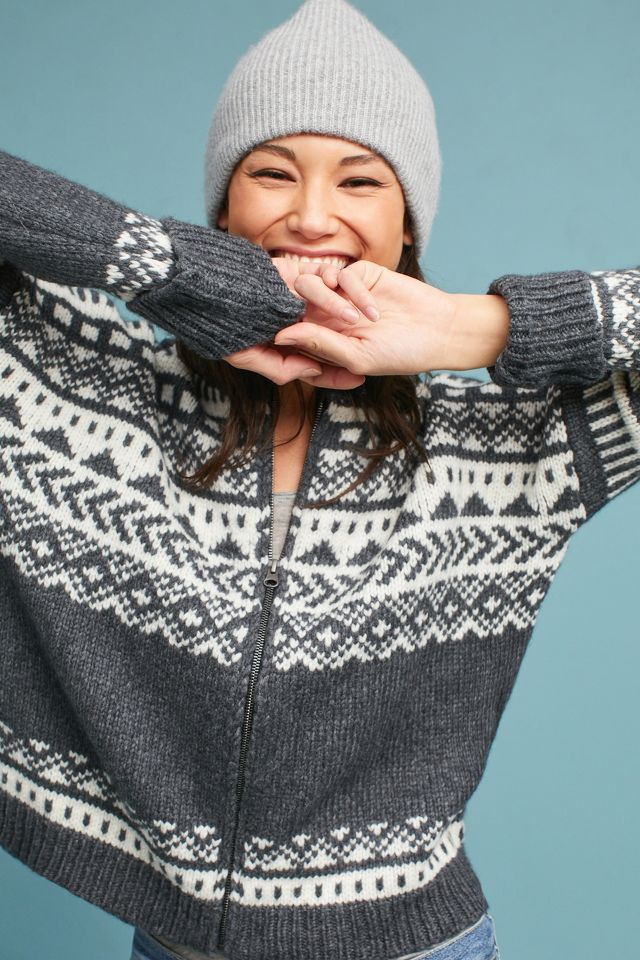 Anthropologie fair isle sweater sale