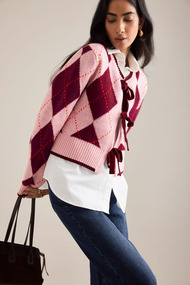 Maeve Argyle Tie-Front Cardigan #6