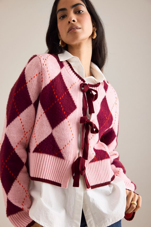 Maeve Argyle Tie-Front Cardigan #5