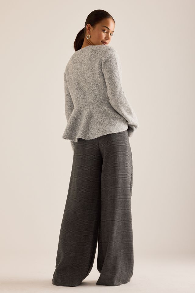 By Anthropologie Cardigan Peplo a Clessidra #3