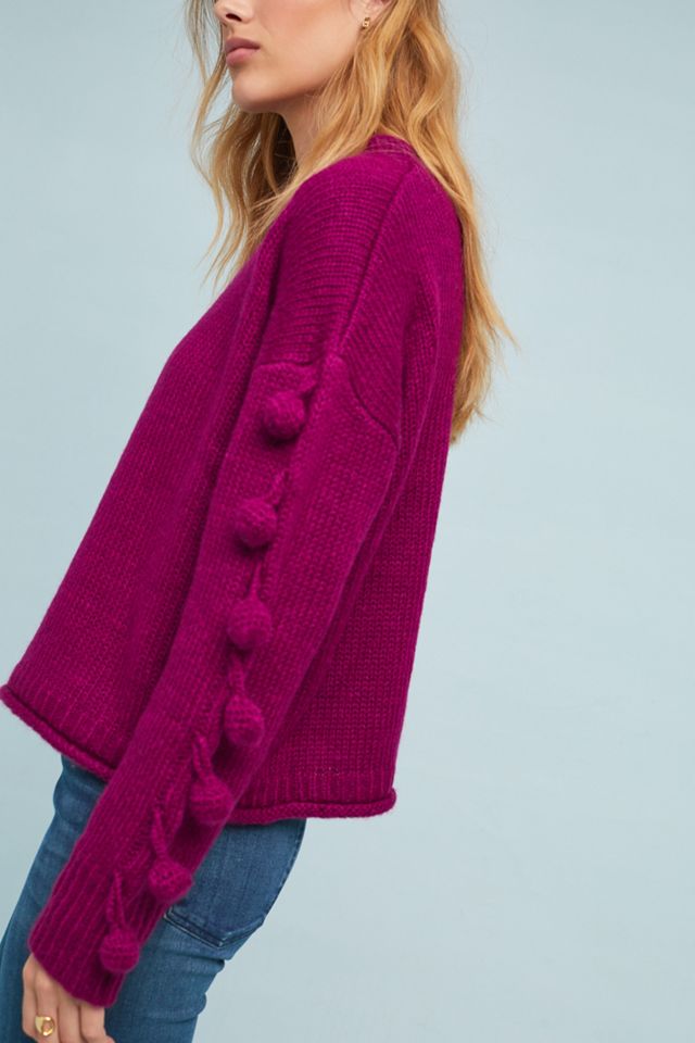 Winterberry Pommed Sweater #1