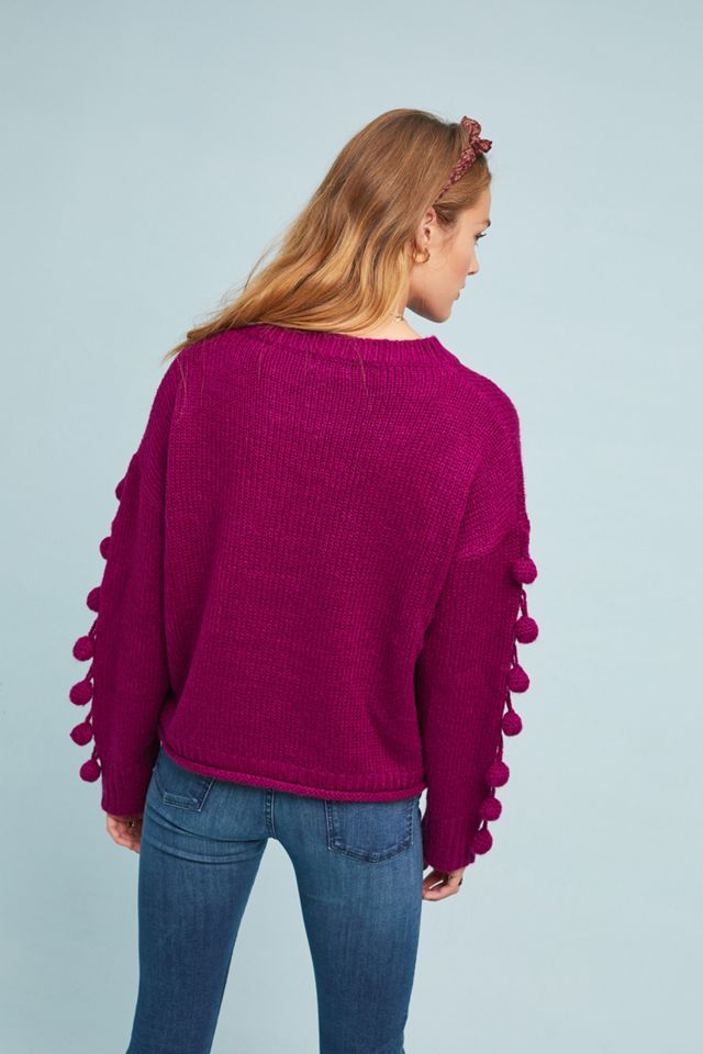 Winterberry Pommed Sweater #2