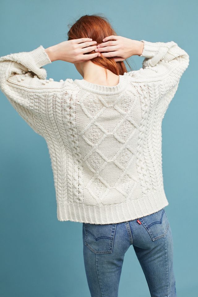 Pommed Cable Sweater #1