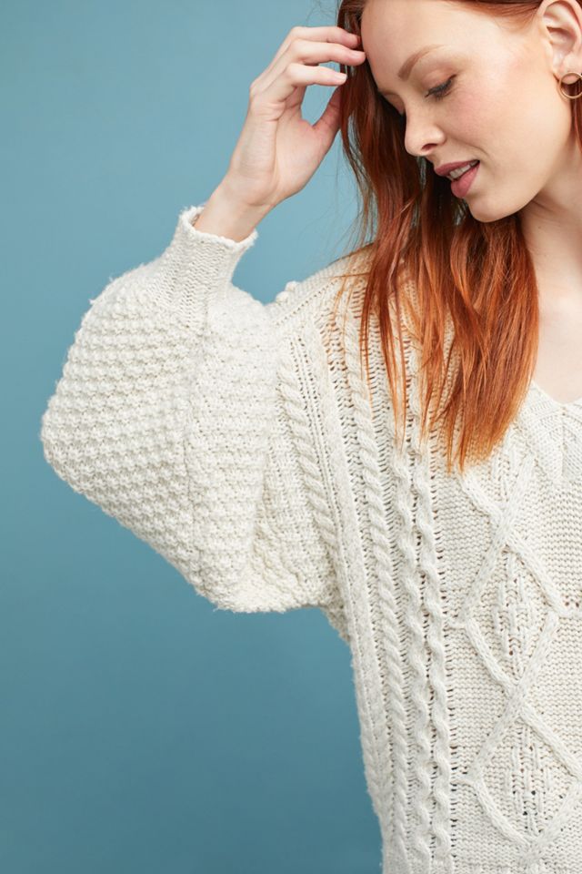 Pommed Cable Sweater #2