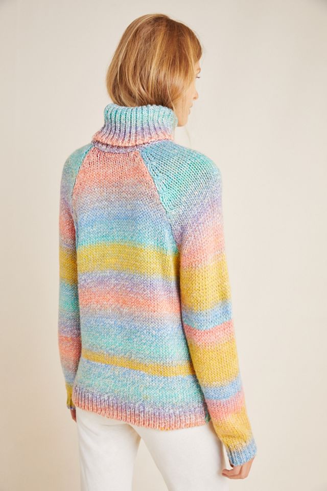 Rainbow Turtleneck Sweater #1