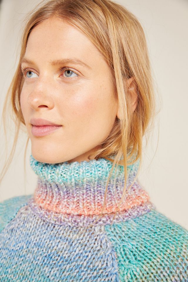 Rainbow Turtleneck Sweater #2