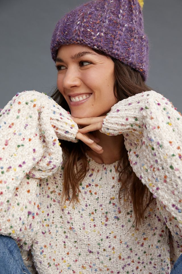 Lea & Viola Sequin Confetti Pullover  Anthropologie inspired, Sequin  sweater, Fashion