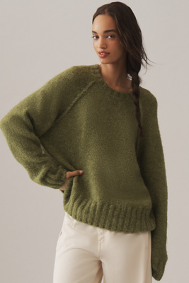 The Cline Chunky Crew-Neck Sweater product page