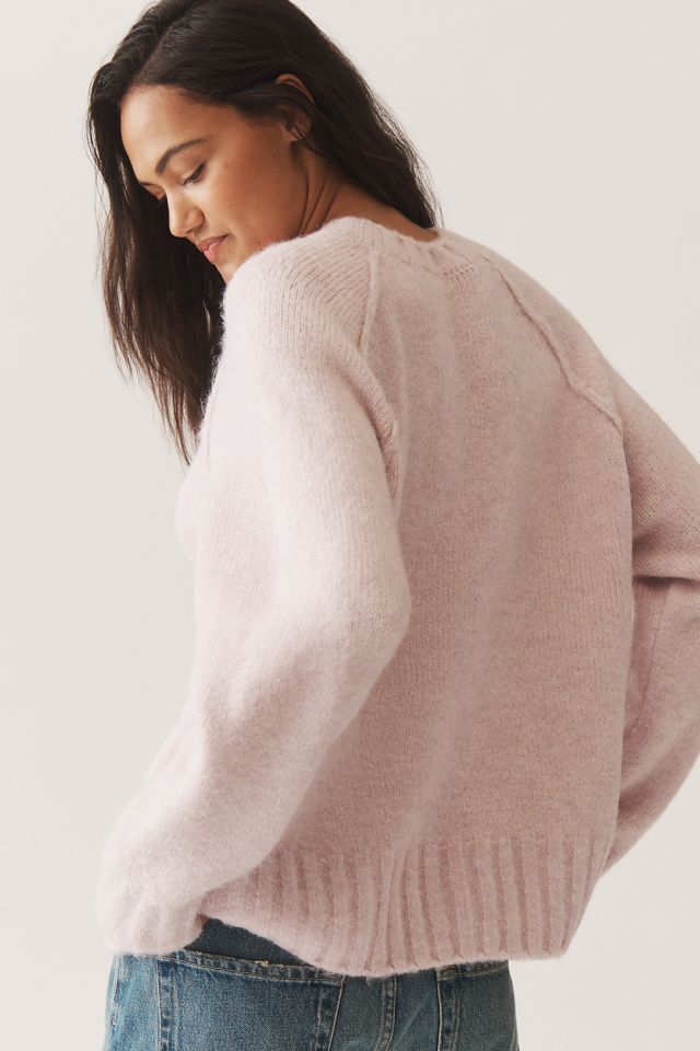 By Anthropologie Chunky Crew-Neck Sweater