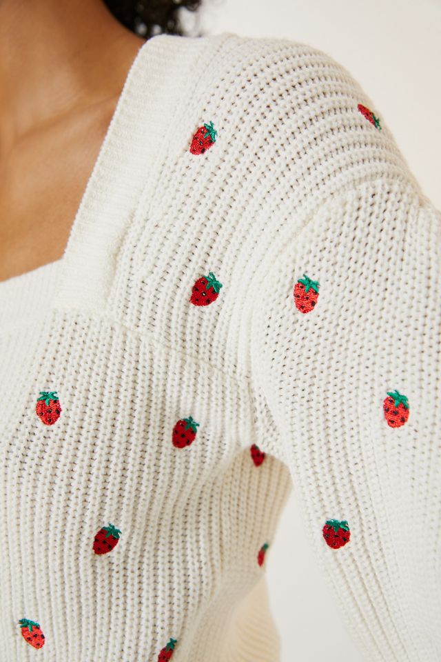 Maeve Embroidered Sweater Top #2