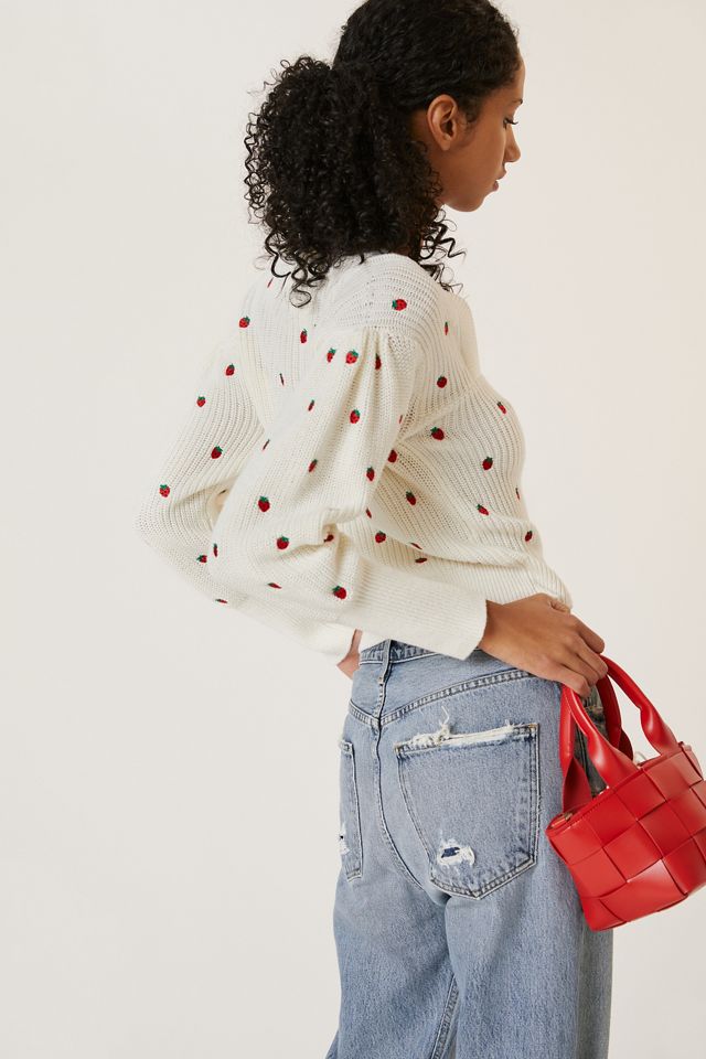 Maeve Embroidered Sweater Top #3