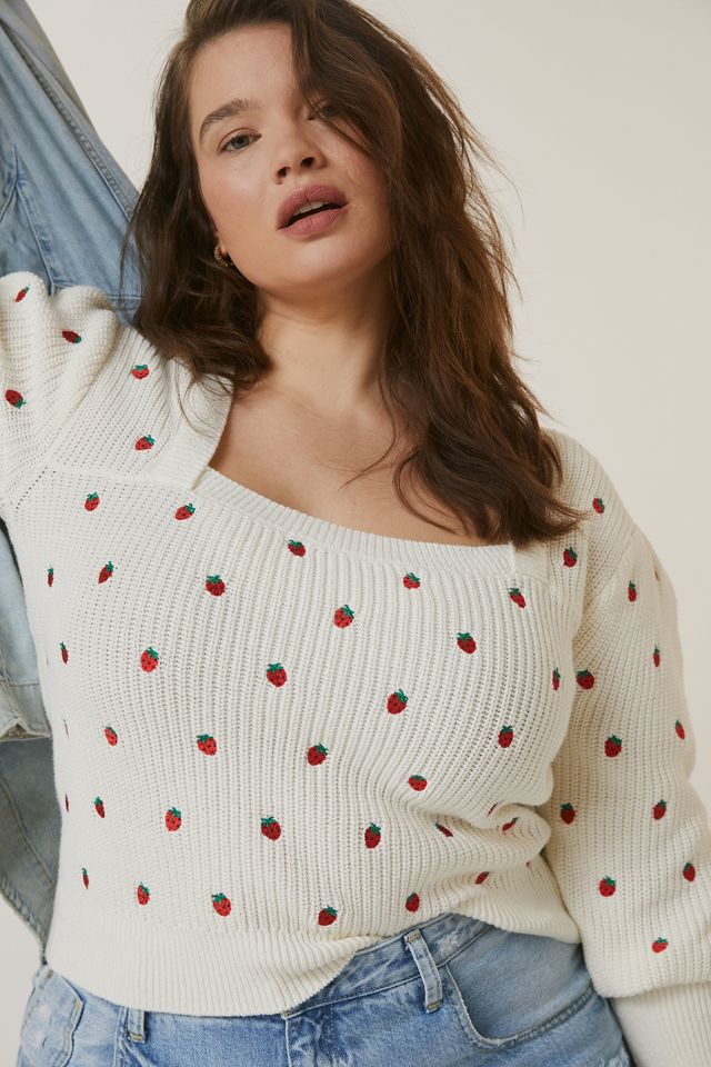 Maeve Embroidered Sweater Top #7