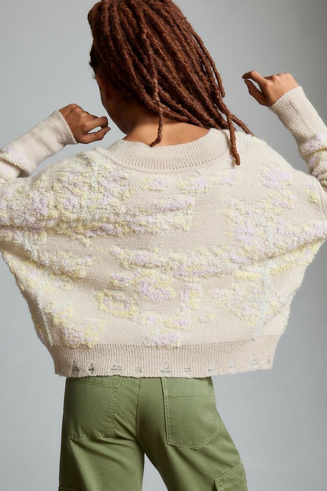 By Anthropologie Textured V-Neck Sweater #2
