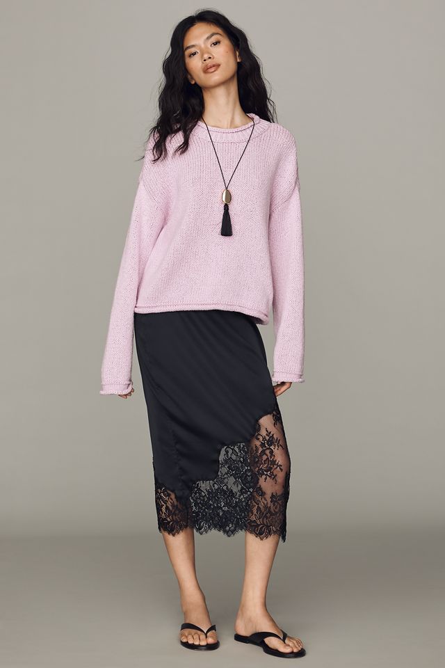 Harlow Oversized Roll-Neck Sweater by Pilcro | Anthropologie