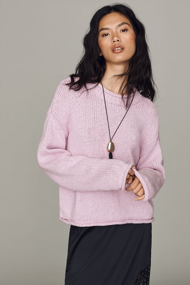 Harlow Oversized Roll-Neck Sweater by Pilcro | Anthropologie