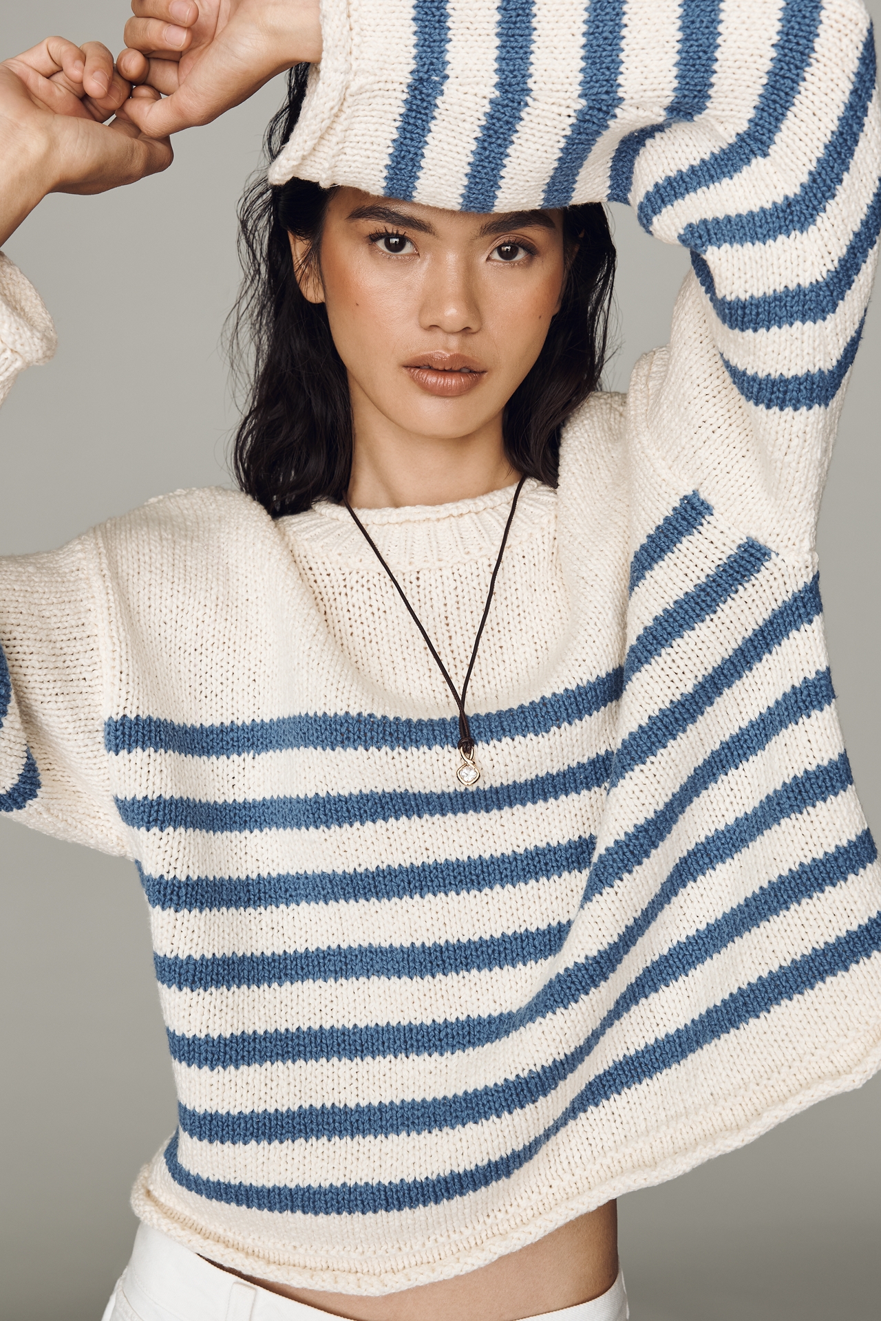 Harlow Oversized Roll-Neck Sweater by Pilcro
