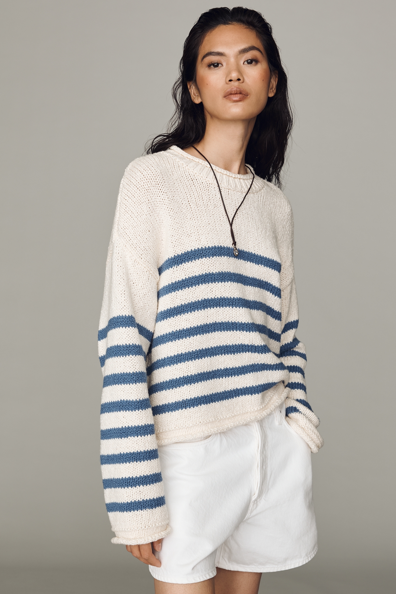 Harlow Oversized Roll-Neck Sweater by Pilcro