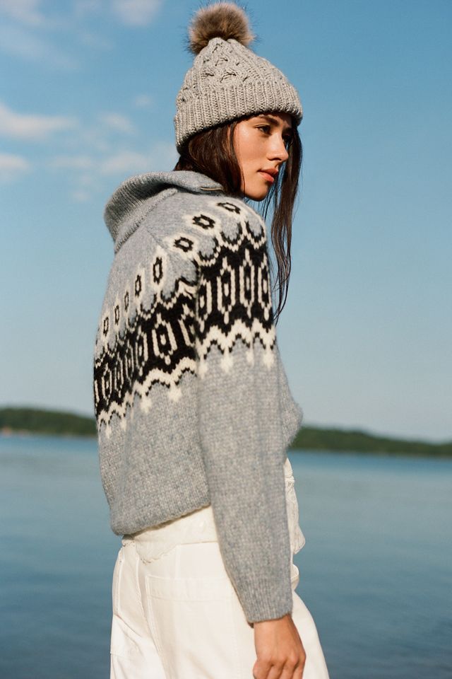 Naadam Wool Blend Fair Isle Pullover #1