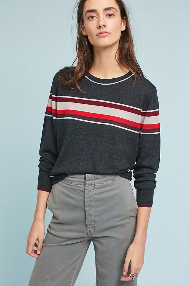 Royce Striped Pullover | Anthropologie