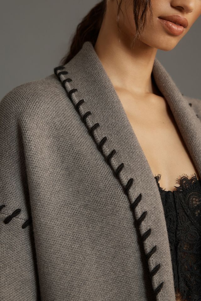 Endless Rose Whipstitch Long Cardigan Sweater | Anthropologie