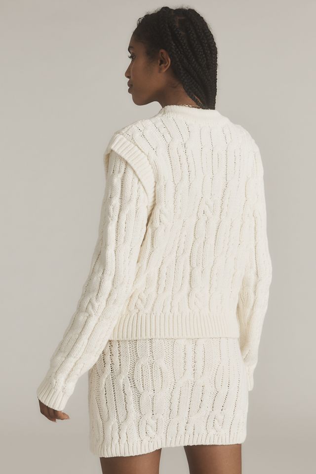 Endless Rose Cable Knit Cardigan Sweater #1
