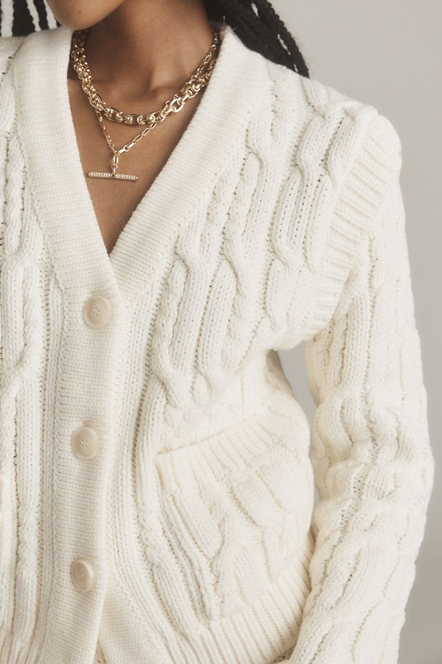 Endless Rose Cable Knit Cardigan Sweater #3