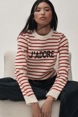Endless Rose J'Adore Striped Sweater | Anthropologie