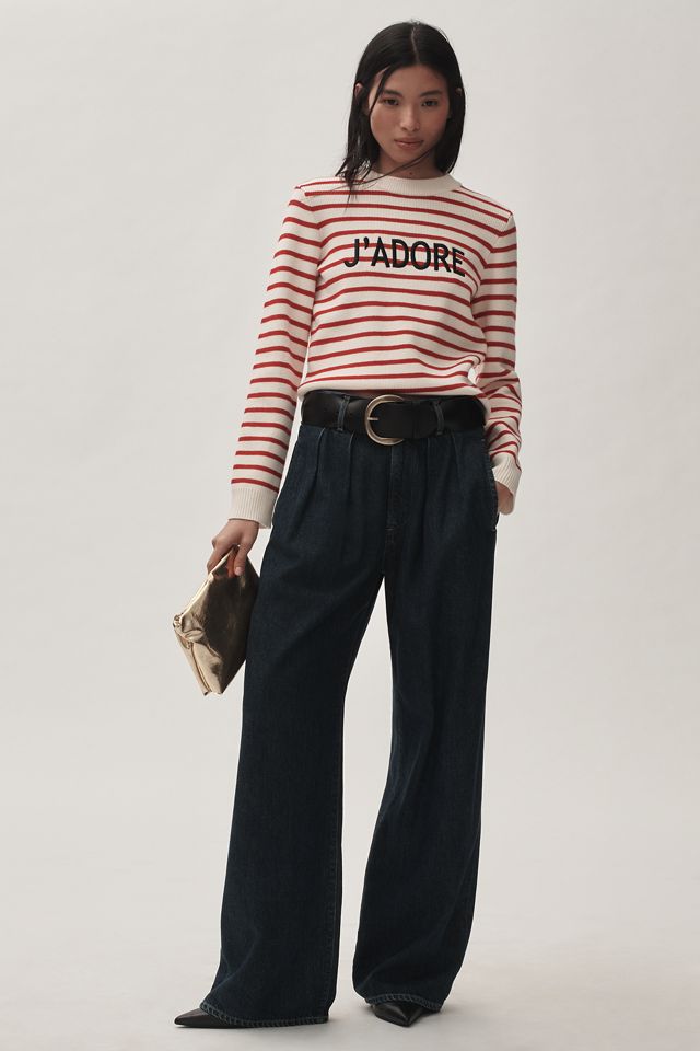 Endless Rose J'Adore Striped Sweater | Anthropologie