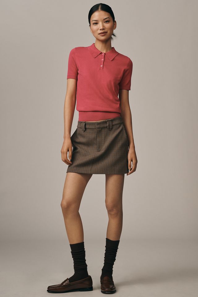 Endless Rose Short-Sleeve Collared Sweater #2