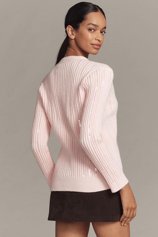 Endless Rose V-Neck Sequin Cardigan Sweater #2