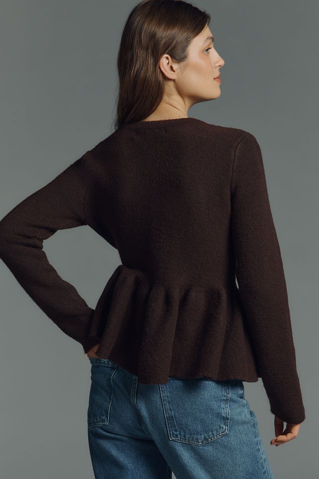 Endless Rose Bow Peplum Sweater #2