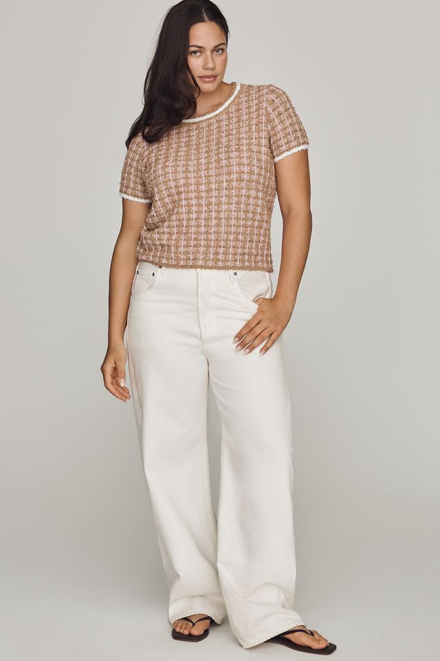 Endless Rose Textured Short Sleeve Top #1