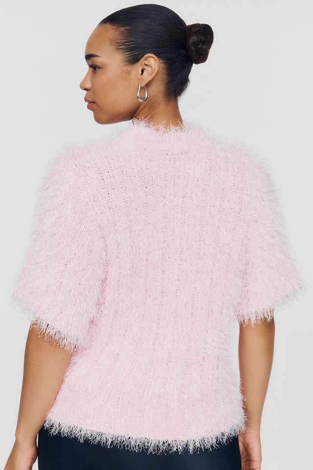 Endless Rose Faux Feather Sweater #1