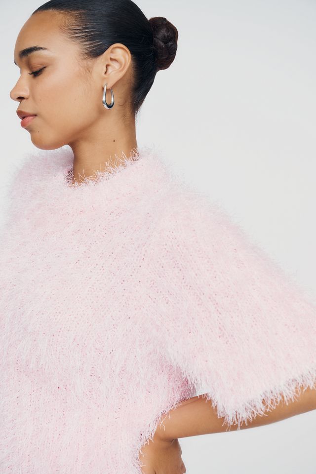 Endless Rose Faux Feather Sweater #3