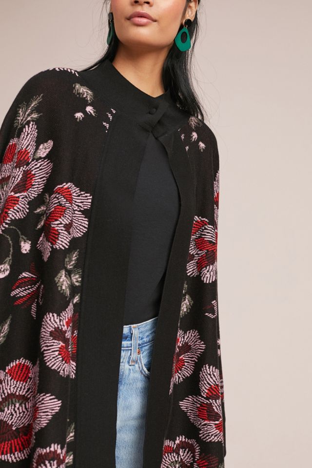 Monica Floral Poncho #2