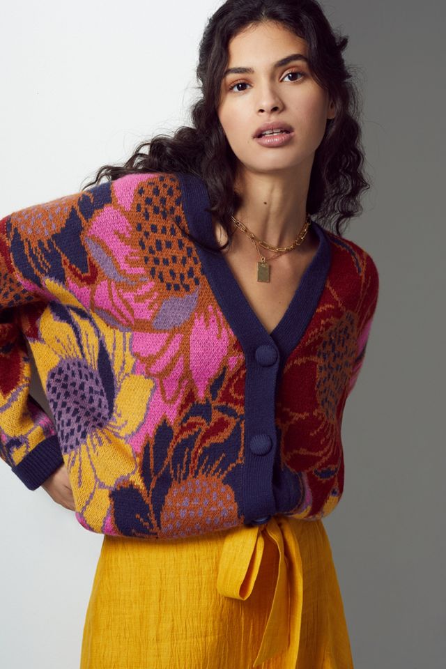Farm Rio Tuileries Floral Cardigan #2