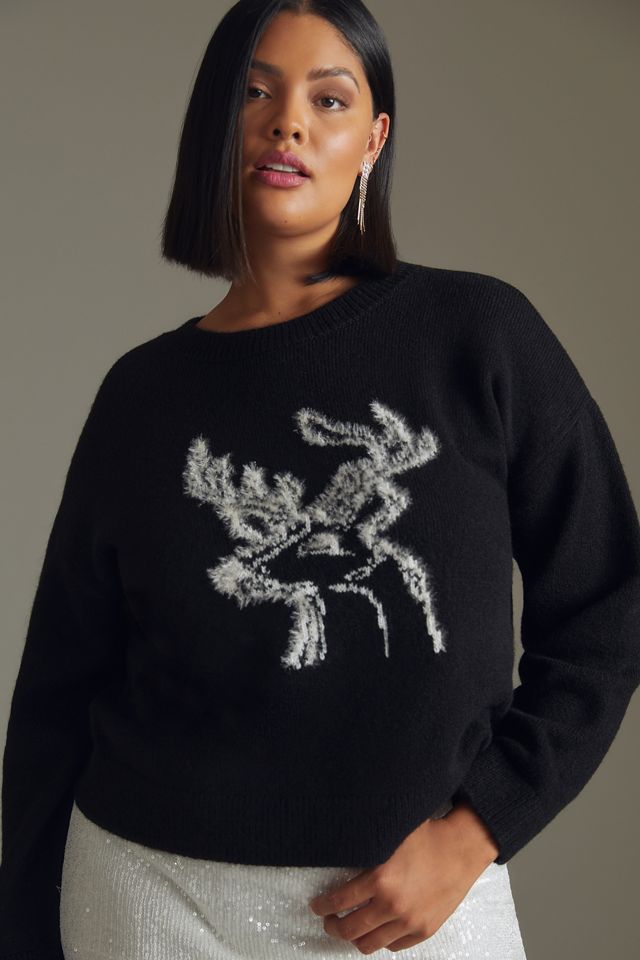 By Anthropologie Deer Sweater #7