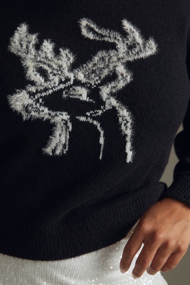 By Anthropologie Deer Sweater #9