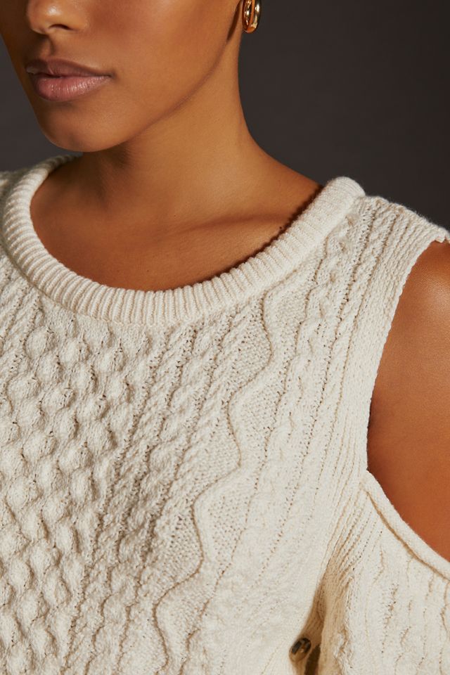 Pilcro Cutout Fisherman Sweater #3