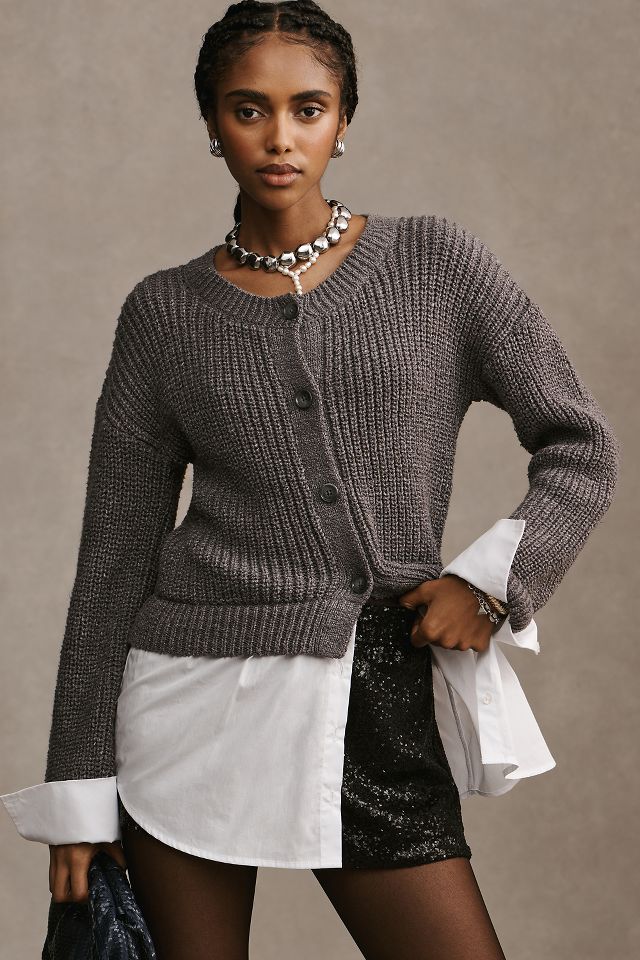 By Anthropologie Varsity Twofer Cardigan Sweater  Anthropologie Singapore  - Women's Clothing, Accessories & Home