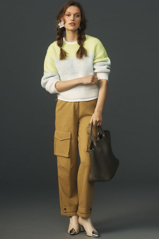 Maeve Neon Gradient Pullover Sweater #2