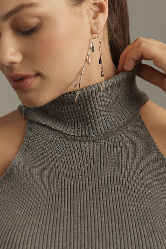 Pilcro Turtleneck Sweater Tank #8