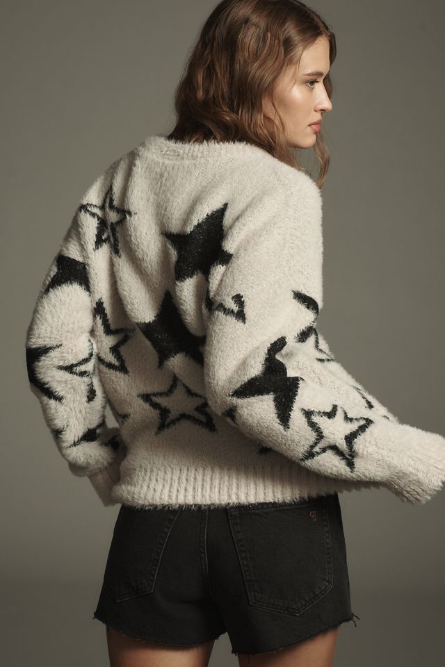 Pilcro Patterned Eyelash Sweater #3