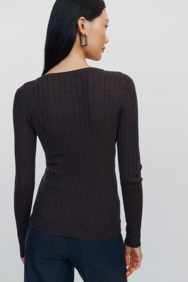 Maeve 100% Merino Wool Scoop Neck Sweater #3