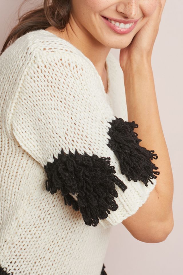 Tufted Hand-Knit Sweater #2