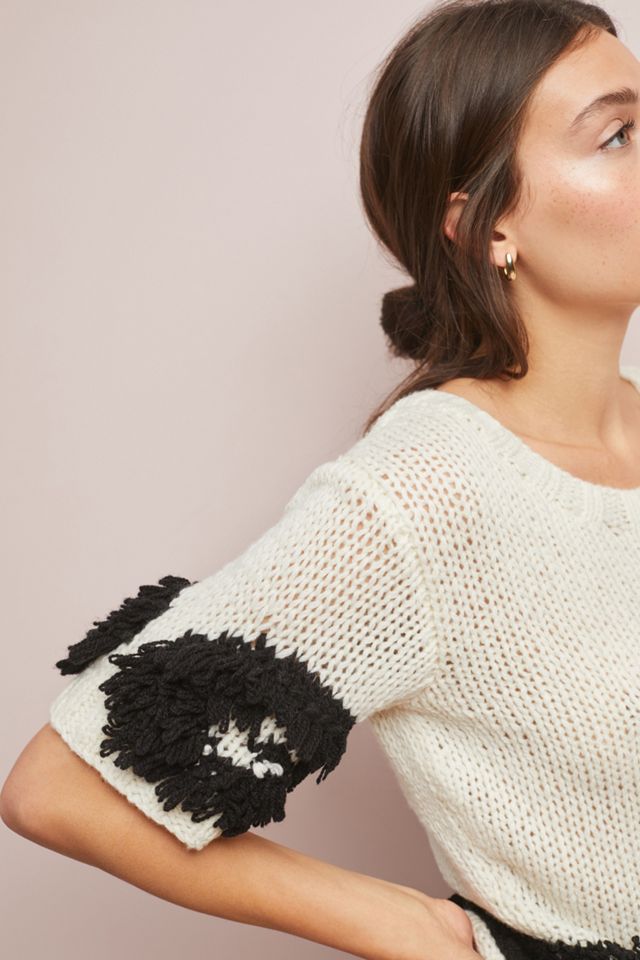 Tufted Hand-Knit Sweater #3