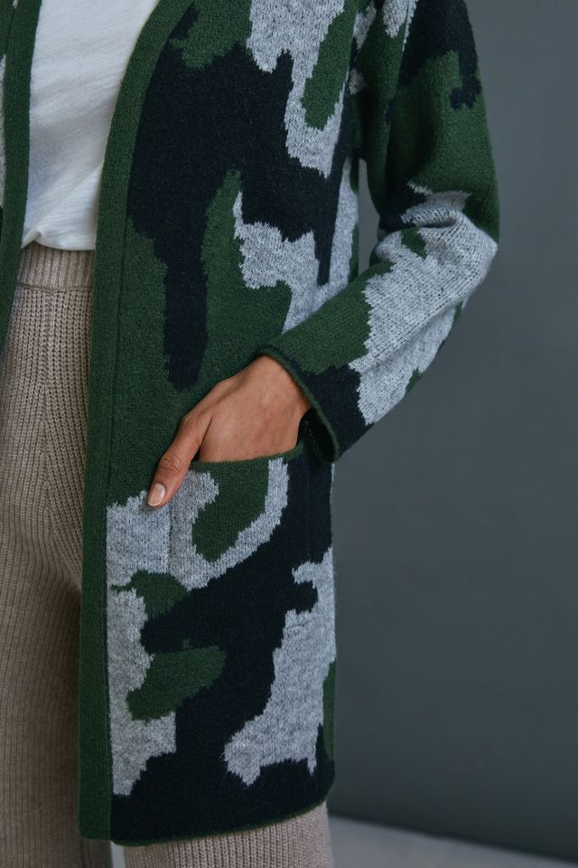 Kennie Camo Cardigan